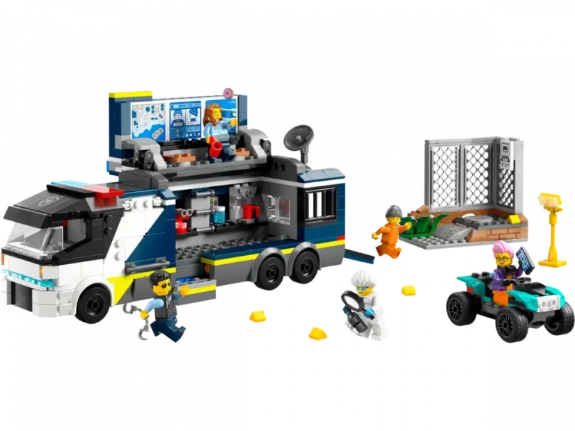 LEGO® City 60418 Mobilní kriminalistická laboratoř policistů