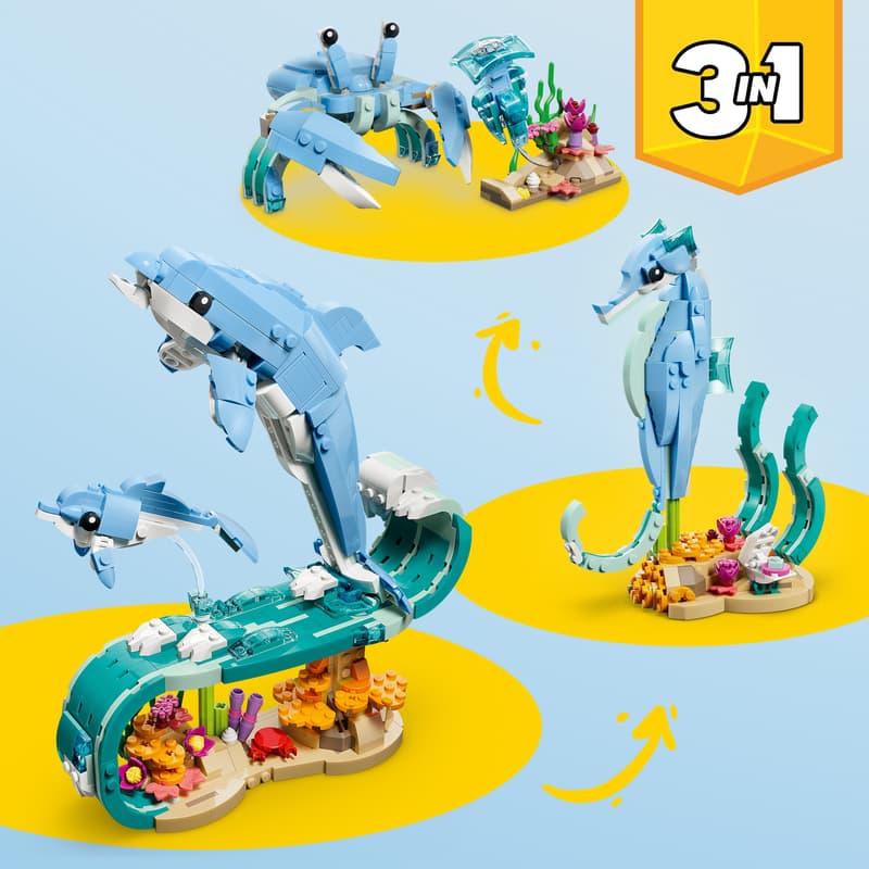 LEGO® Creator 31385 Sea Animals: Beautiful Dolphins