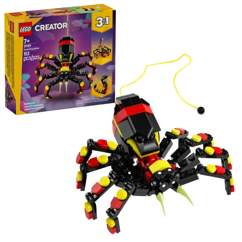 LEGO® Creator 31159 Divoká zvířata: Překvapivý pavouk