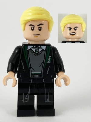 hp229 Draco Malfoy - Slytherin Sweater and Black Robe