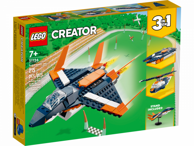 LEGO® Creator 31126 Odrzutowiec naddźwiękowy