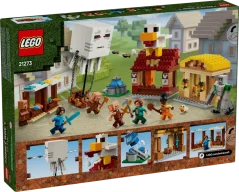 LEGO® Minecraft® 21273 Balón v podobe Ghasta a útok na dedinu