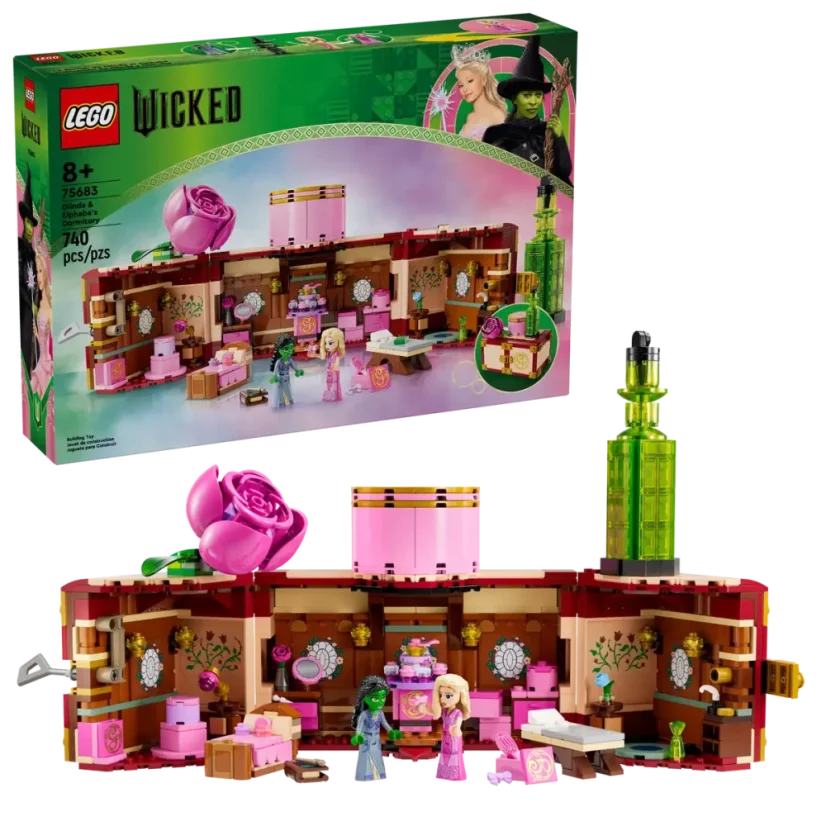 LEGO® Wicked 75683 Studentská kolej Glindy a Elphaby