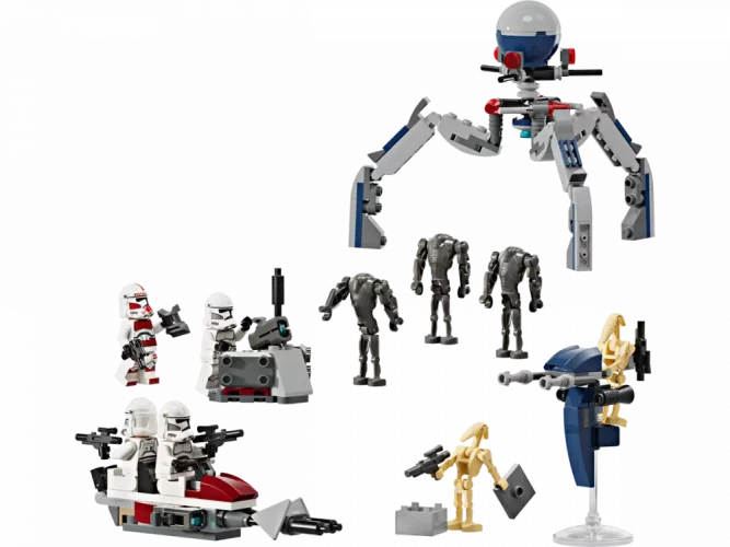 LEGO® Star Wars 75372 Zestaw bitewny z żołnierzem armii klonów™ i droidem bojowym™