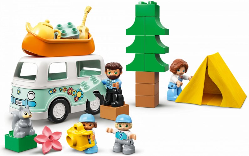 LEGO® DUPLO 10946 Dobrodružství v rodinném karavanu
