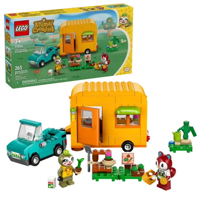 LEGO® Animal Crossing™ 77054 Leif, karavan a zahradnictví