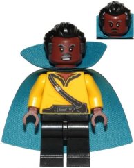 sw1067 Lando Calrissian, Old (Cape with Collar)