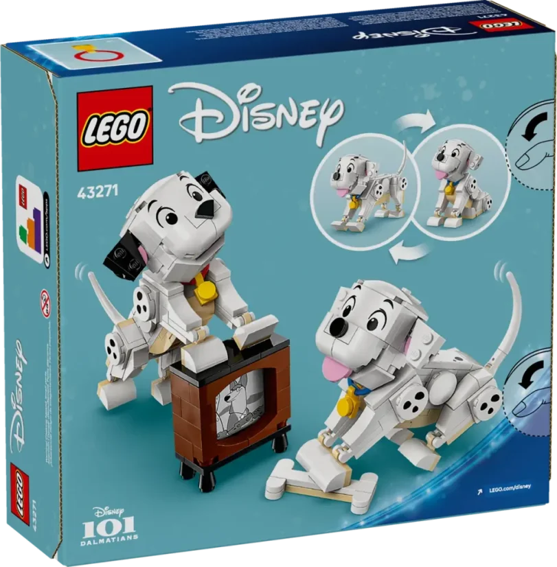 LEGO® Disney 43271 Štěňátka Štístko a Penny z filmu 101 dalmatinů