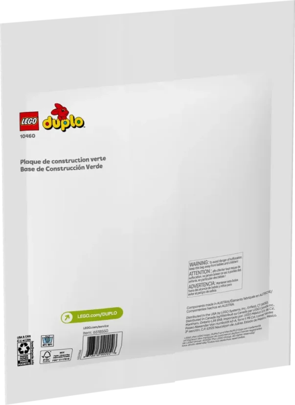 LEGO® DUPLO® 10460 Zielona płytka konstrukcyjna