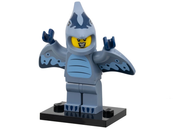 col27-6 Pterodactyl Costume Fan, Series 27 (Complete Set with Stand and Accessories)