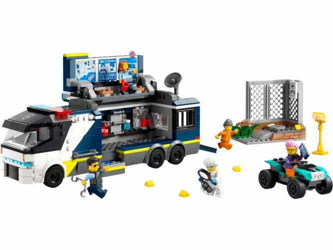 LEGO® City 60418 Policyjna ciężarówka z laboratorium kryminalnym