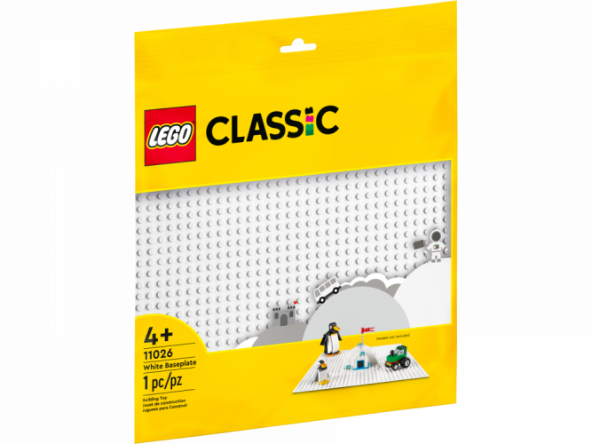 LEGO® Classic 11026 podložka na stavění 25 x 25 cm Bílá