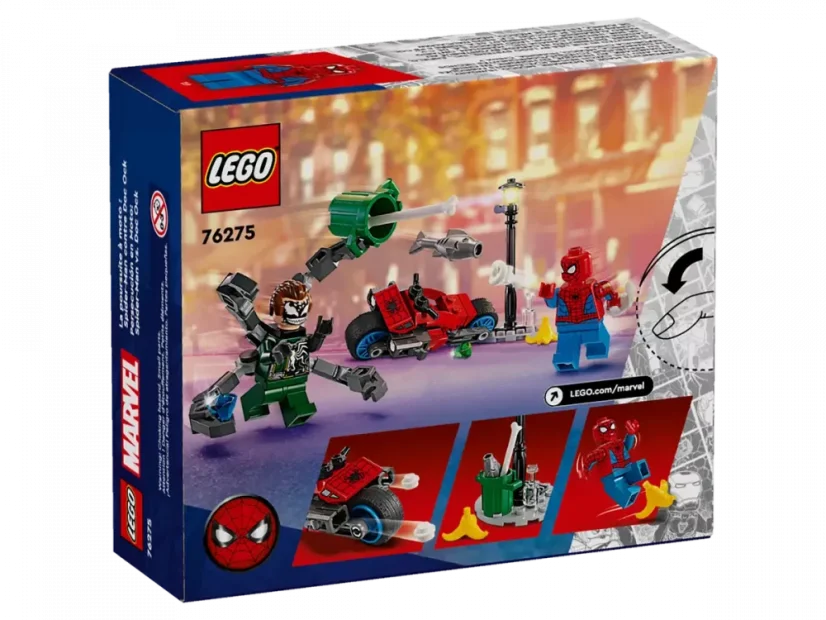 LEGO® Marvel 76275 Naháňačka na motorke: Spider-Man vs. Doc Ock
