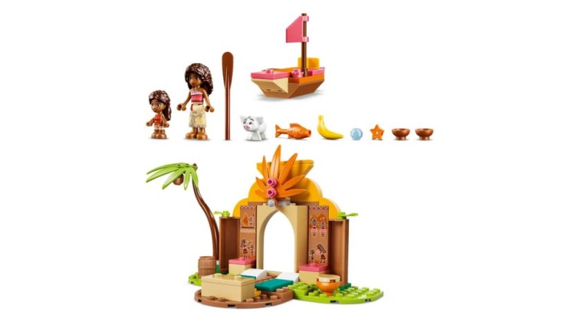 LEGO® Disney™ 43282 Vesnický dům a loďka