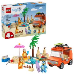 LEGO® Bluey 11202 a rodinný výlet autom na pláž