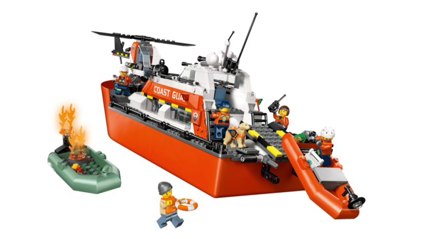 LEGO® City 60504 Záchranný člun pobřežní hlídky a vrtulník