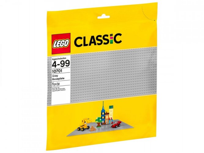 LEGO® Classic 10701 základní podložka šedá 38x38 cm