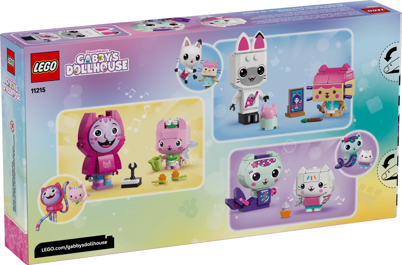 LEGO® Gabby’s Dollhouse 11215 Koci przyjaciele Gabi z klocków