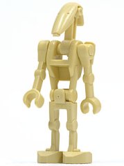 sw0001d Battle Droid - Tan, Straight Arms