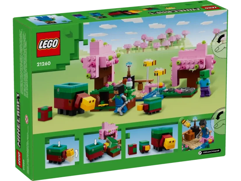 LEGO® Minecraft 21260 Zahrada s rozkvetlými třešněmi