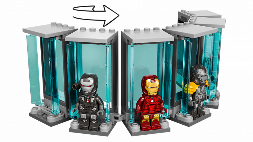 LEGO® Marvel 76216 Zbrojownia Iron Mana