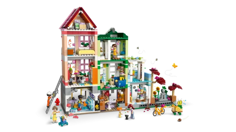 LEGO® Friends 42670 Apartmány a obchody v městečku Heartlake