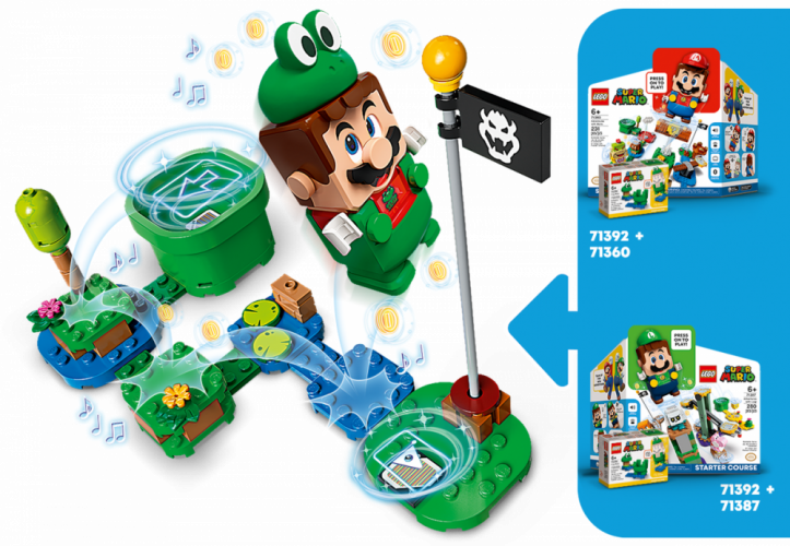 LEGO® Super Mario 71392 Žába Mario – obleček
