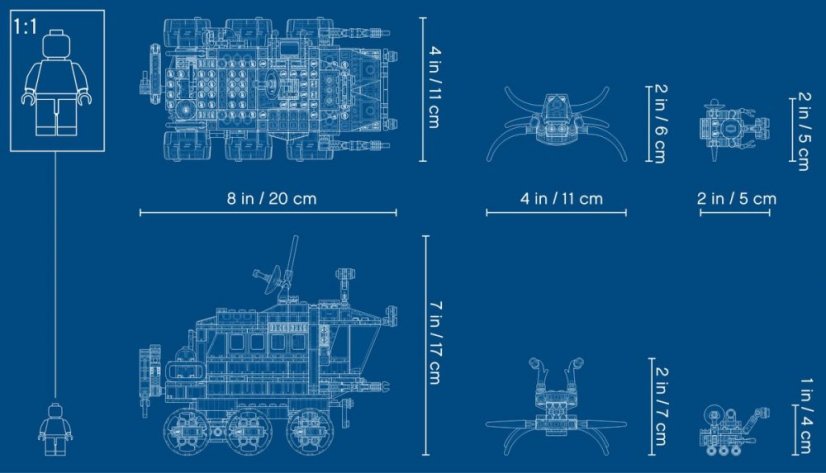 LEGO® Creator 31107 Průzkumné vesmírné vozidlo