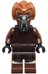 sw1414 Plo Koon - Dark Brown Robe, Tan Shirt, Printed Legs