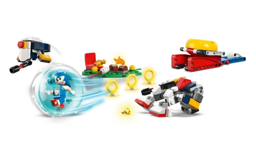 LEGO® Sonic the Hedgehog™ 77001 Sonic a souboj u táboráku