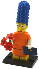 colsim2-2 Date Night Marge, The Simpsons, Series 2 (Complete Set with Stand and Accessories)