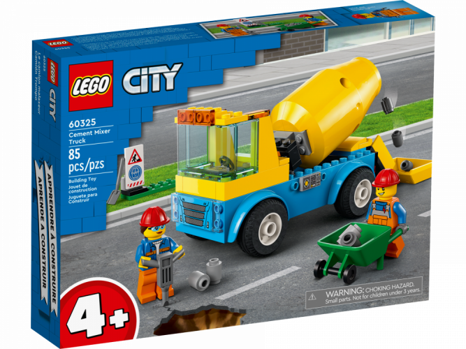LEGO® City 60325 Cement Mixer Truck