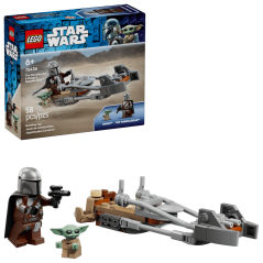 LEGO® Star Wars™ 75436 Mandalorian, Grogu a spídrová motorka