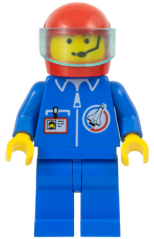 splc005 Launch Command - Crew, Red Helmet, Trans-Light Blue Visor