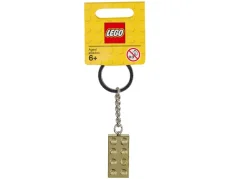 LEGO® 850808 Přívěsek na klíče se zlatou kostkou 2 x 4