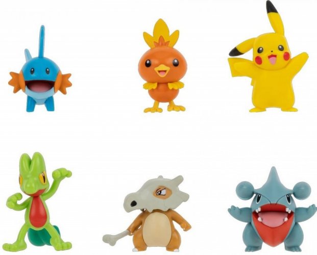 Jazwares Pokémon figurky Multipack 6 figurek