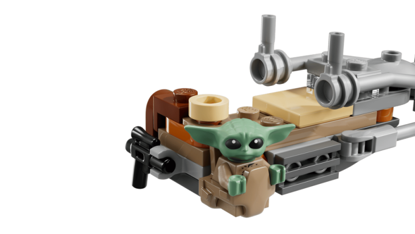LEGO® Star Wars™ 75436 Mandalorian a Grogu a spídrová motorka