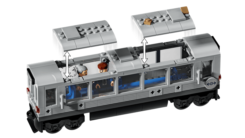 LEGO® Marvel 76321 Spider-Man vs. Doc Ock Subway Train Scene