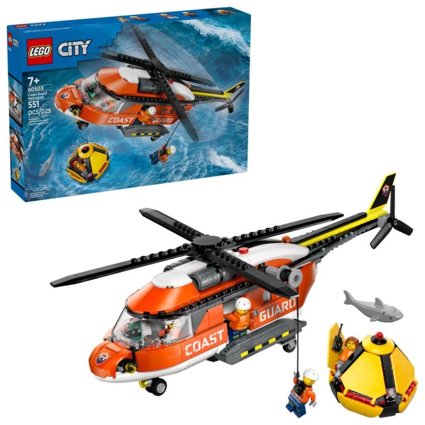 LEGO® City 60503 Helikoptéra pobrežnej hliadky