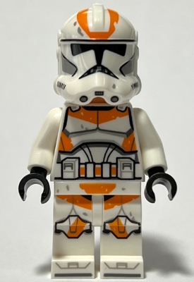 sw1235 Clone Trooper, 212th Attack Battalion (Phase 2) - White Arms, Dirt Stains, Nougat Head, Helmet with Holes