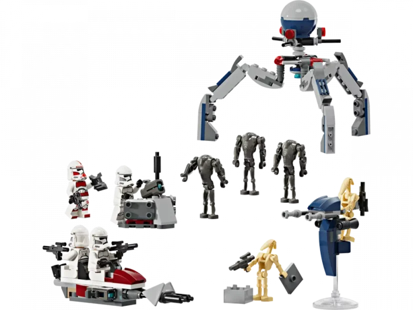 LEGO® Star Wars 75372 Zestaw bitewny z żołnierzem armii klonów™ i droidem bojowym™