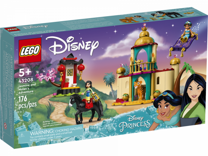 LEGO® Disney Princess 43208 Dobrodružstvá Jasmíny a Mulan