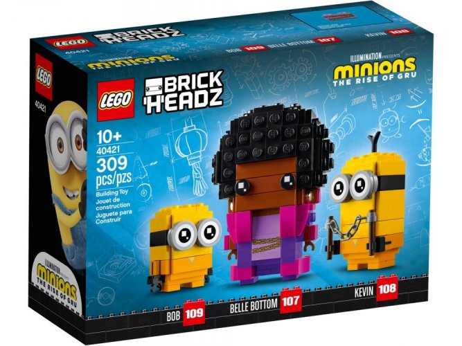 LEGO® BrickHeadz Mimoni 40421 Belle Bottom, Kevin a Bob