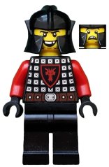 cas528 Castle - Dragon Knight Scale Mail with Dragon Shield, Cheek Protection Helmet, Missing Tooth Open Grin