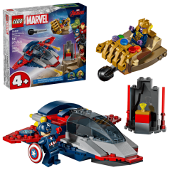 LEGO® Marvel 76319 Captain America vs. Thanos