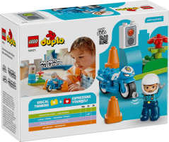 LEGO® DUPLO® Town 10471 Blue Police Motorcycle