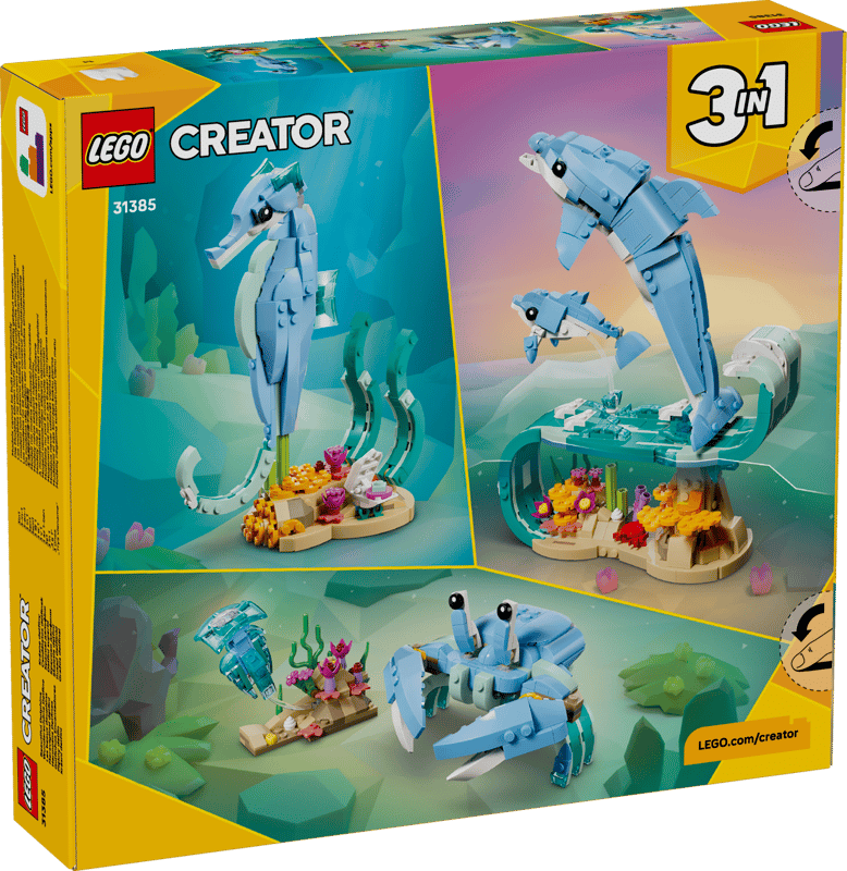 LEGO® Creator 31385 Sea Animals: Beautiful Dolphins