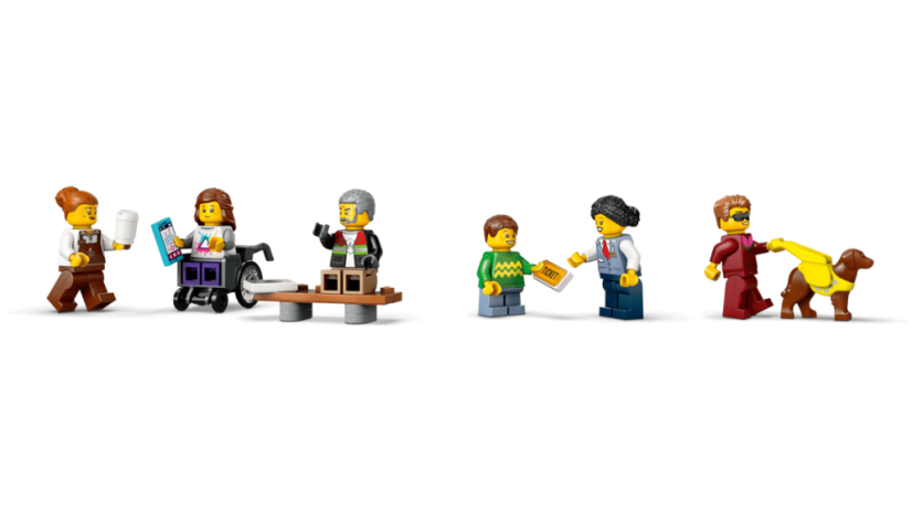 LEGO® City 60423 Električka a zastávka v centre mesta