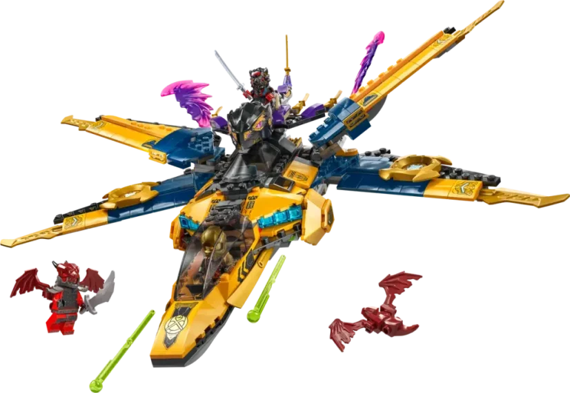 LEGO® NINJAGO 71833 Ras, Arin a superbouřkové letadlo