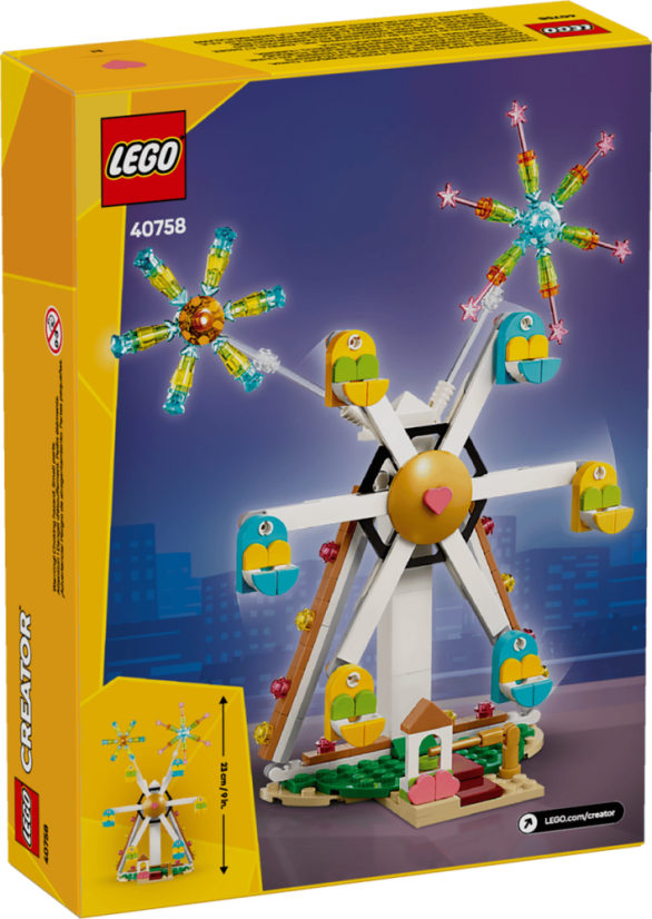 LEGO® 40758 Oslava: Ruské kolo s ohňostrojem